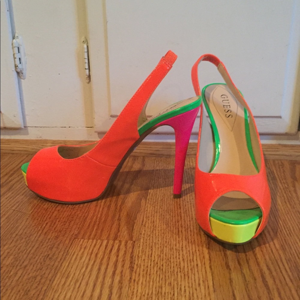 Neon heels